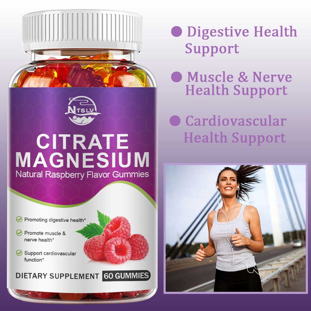 Unisex Magnesium Gummies – High Absorption Magnesium Citrate Muscle&Bone Health