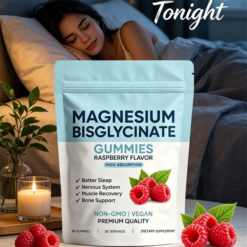 3X Magnesium Bisglycinate Gummies, with 400mg Magnesium Bisglycinate Chelate