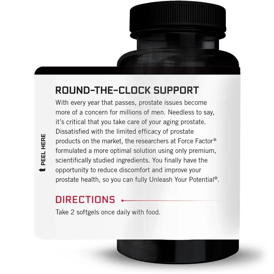 Force Factor Prostate Advanced Prostate Supplement, Saw Palmetto – US