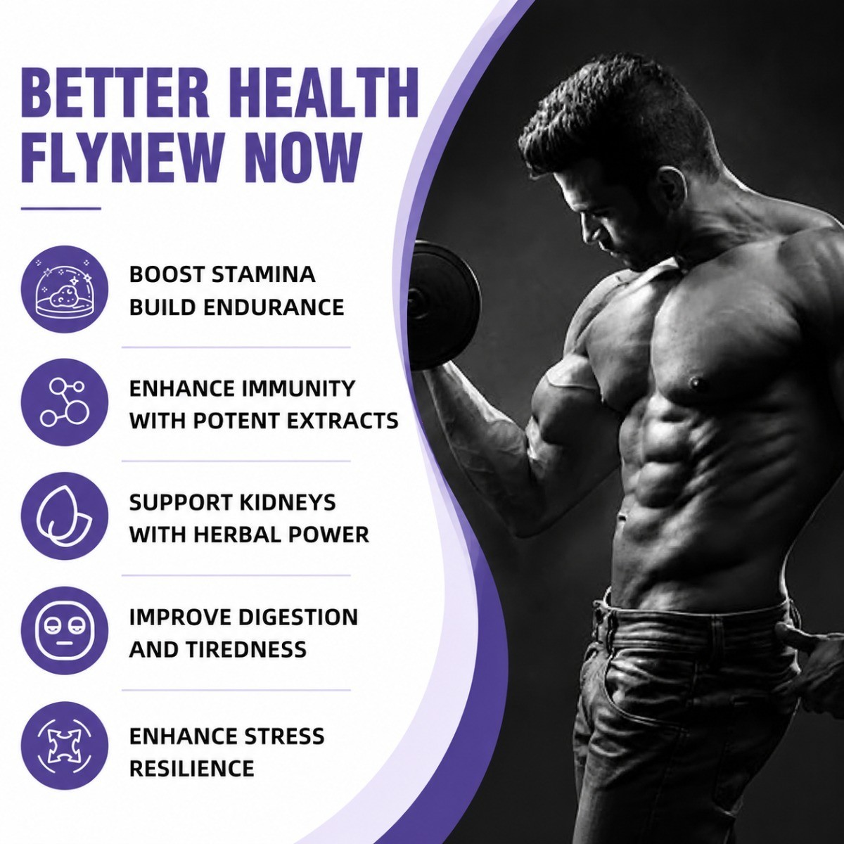 Flynew Shilajit Ultra, 60ct, Energy, Immune & Mood Support