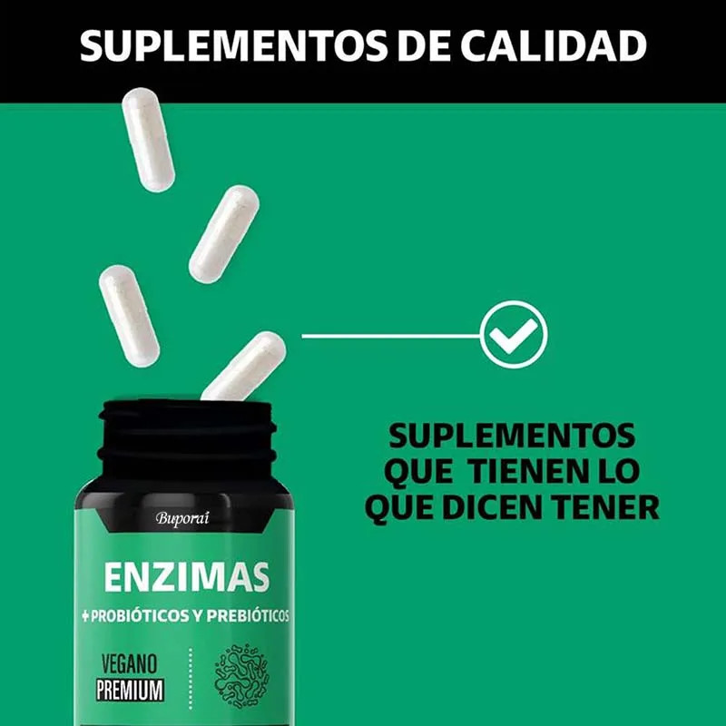 Enzymes +Probiotics and Prebiotics 120pcs,Promotes Intestinal and Overall Health