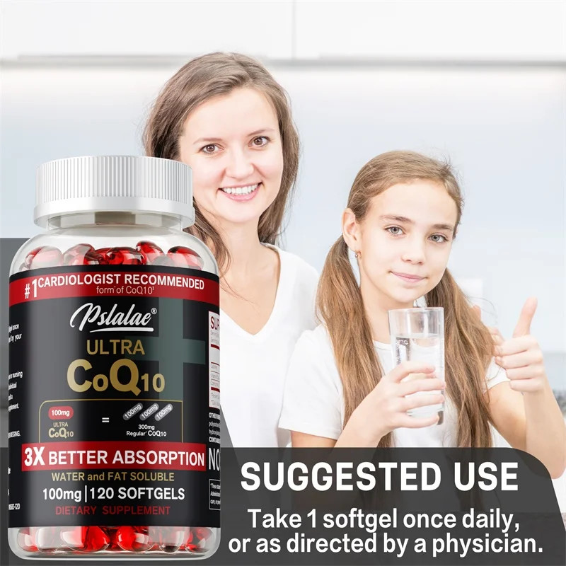 CoQ10 120pcs – Supports Vascular and Heart Health, Balances Blood Pressure