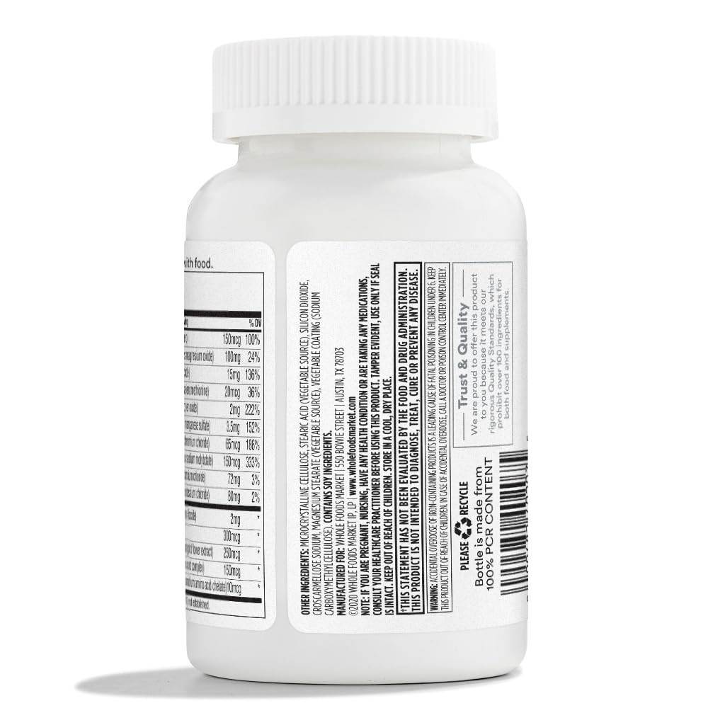 90-Supply Adult Multivitamin Tablets – Daily Nutritional Support, Unflavored