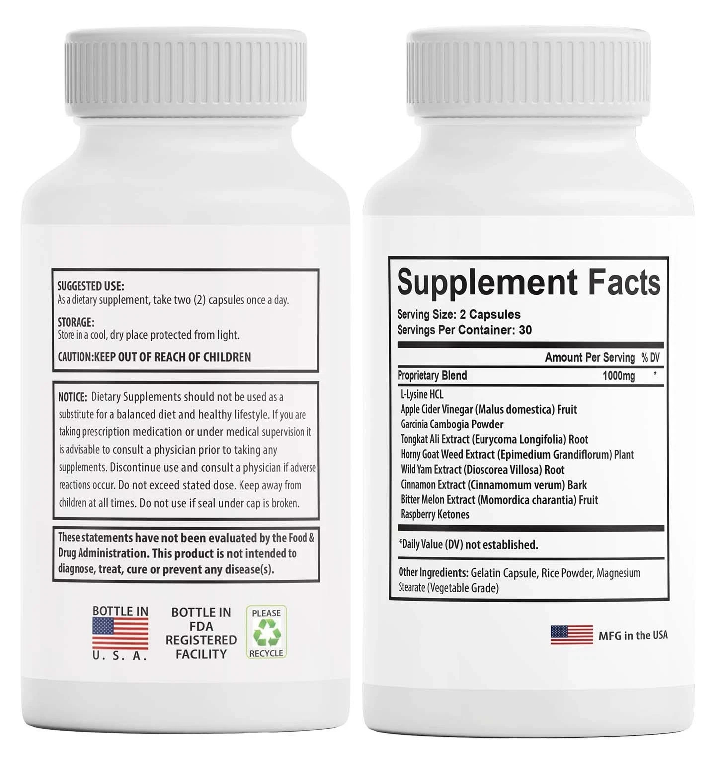 Viriltonic Energy Management Blood Flow Support Dietary Supplement (60 Capsules)