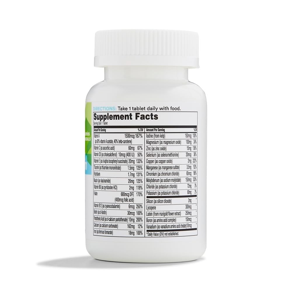 90-Supply Adult Multivitamin Tablets – Daily Nutritional Support, Unflavored