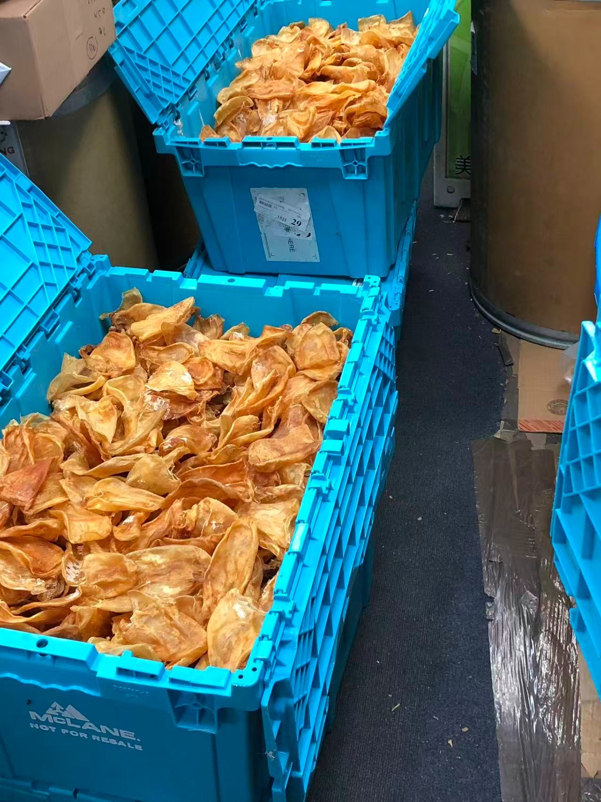 1磅装黄金鸡蛋花胶 1LB/Bag Size S Dried wild caught fish maw-U.S Seller