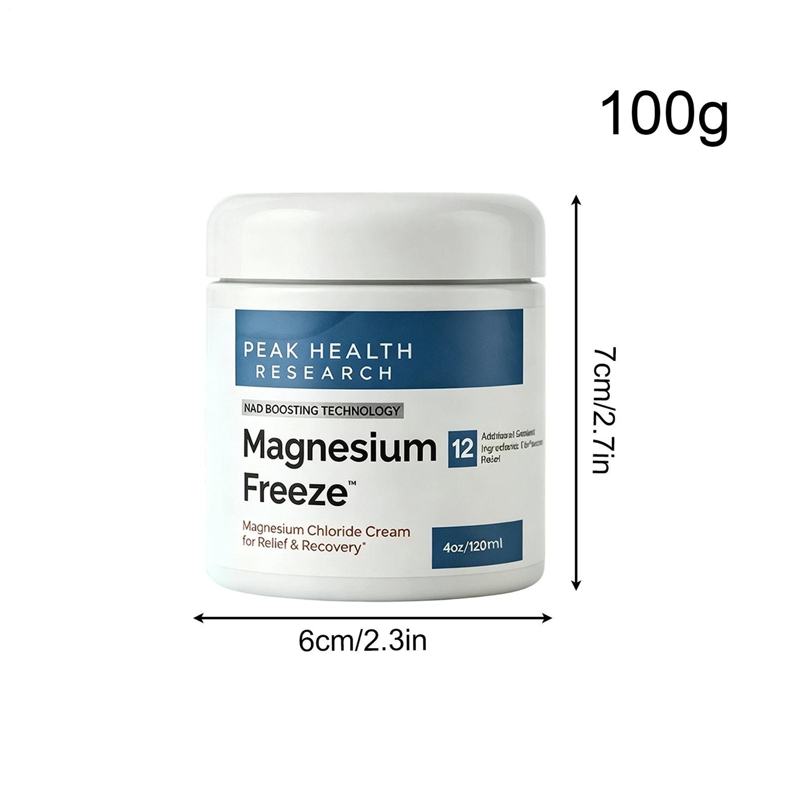 Magnesium Freeze – Topical Magnesium Cream with Niacinamide for Joints 100g