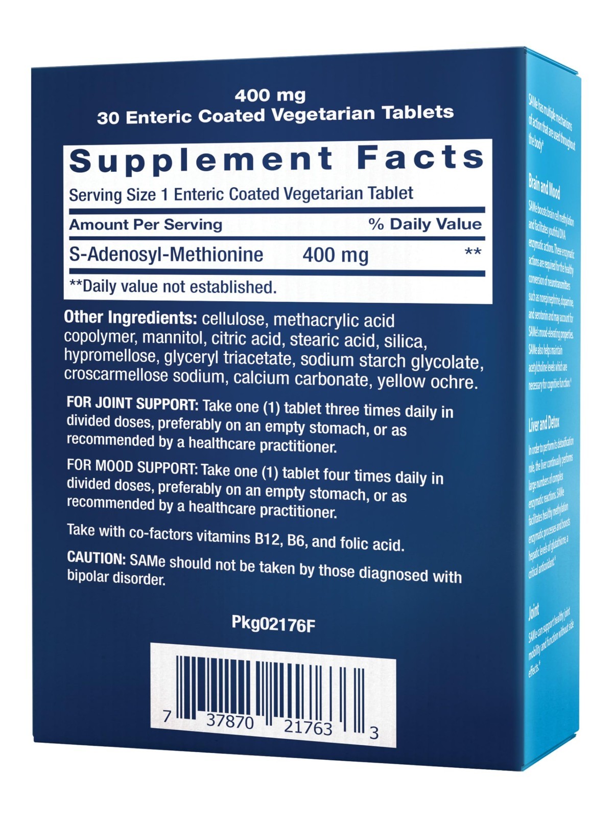 Mood & Joint Support Tablets – 30 Count | Liver Health, Gluten-Free, Non-GMO, Ve