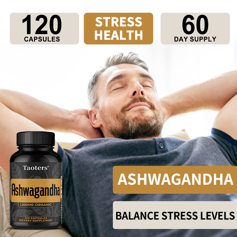 Ashwagandha 1200mg High Potency 5% Withanolides 30/60/120 Capsules