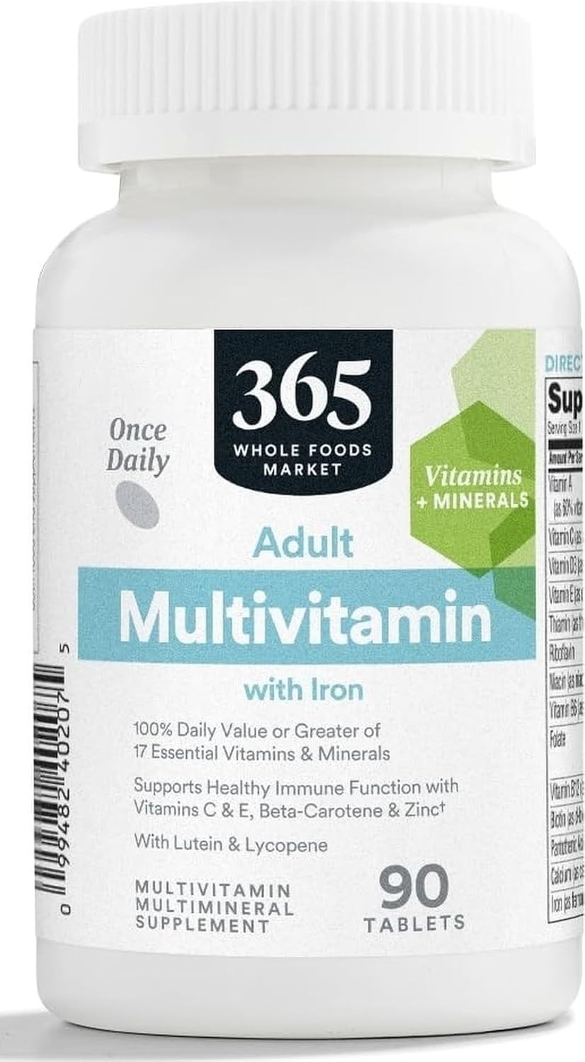 90-Supply Adult Multivitamin Tablets – Daily Nutritional Support, Unflavored