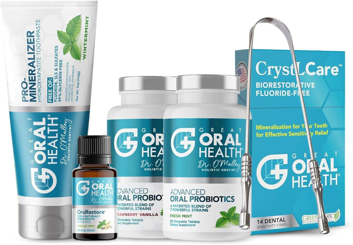 Oral Probiotics for Mouth Bad Breath Treatment for Adults; Dentist Formulated D
