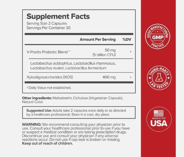 Vaginal Probiotics Packs pH Balance with Prebiotic 3x 60ct forWomen URO Positive