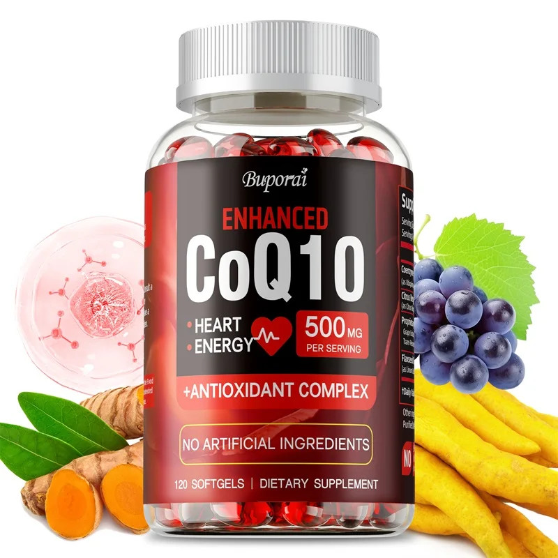 CoQ10 120pcs – Antioxidant, Support for Brain, Heart, & Energy Health