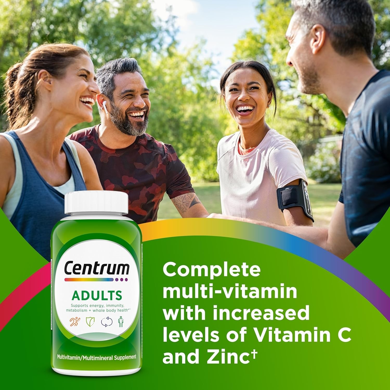 Centrum Adult Multivitamin/Multimineral Supplement with Antioxidants, Zinc, Vita