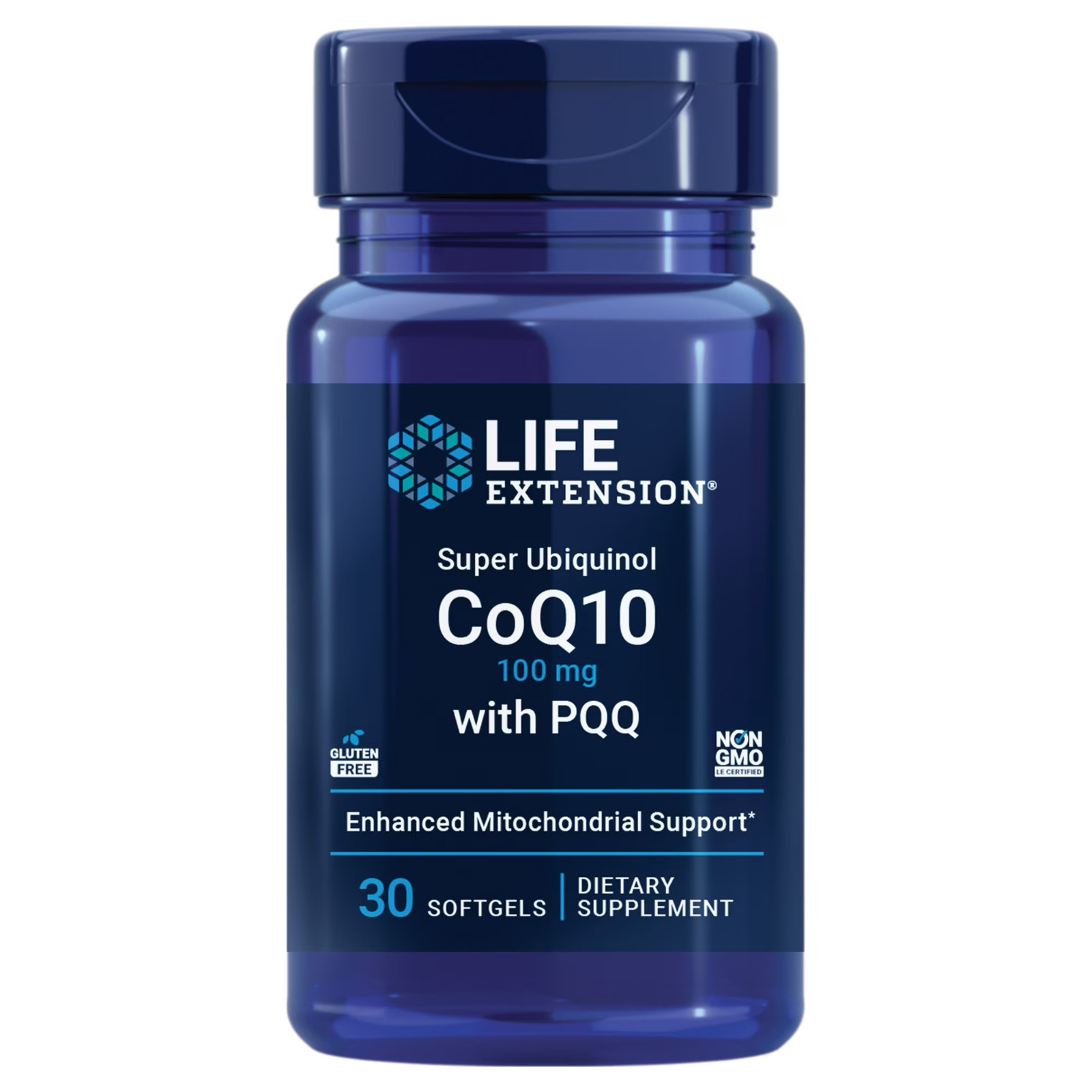 Super Ubiquinol CoQ10 with PQQ 100mg 30 Softgels