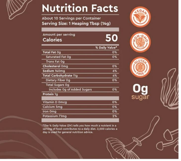 Shroomology™ Full Spectrum Mushroom Coffee Dark Roast 5 Oz Non GMO, Vegan & GF