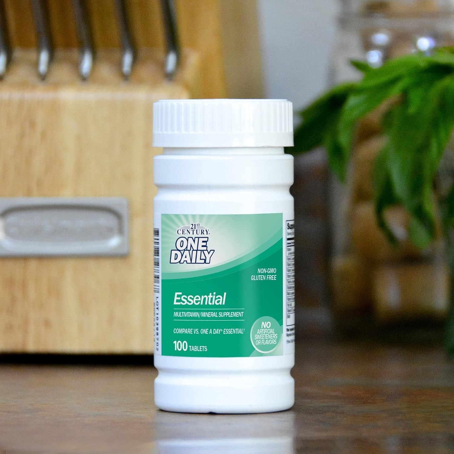 100 Count Easy to Swallow Multivitamins – Keto-Friendly & Gluten Free Formula