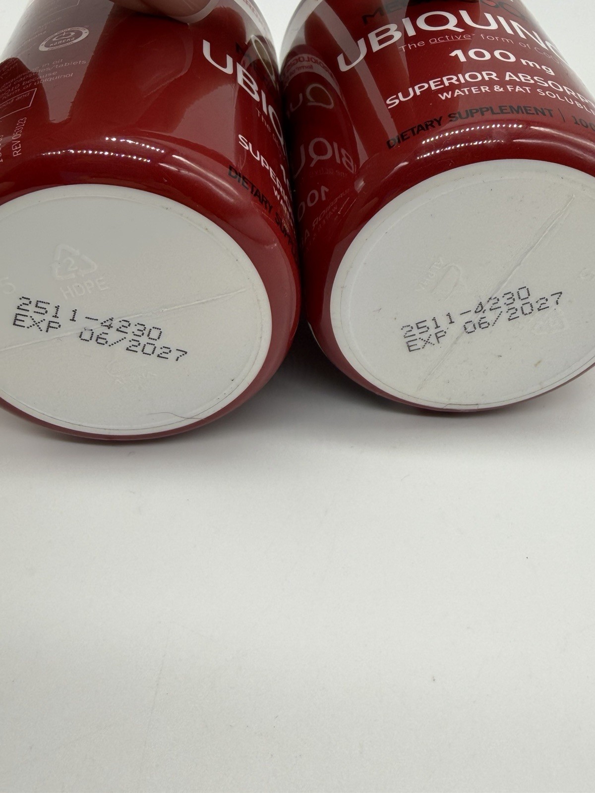 (2) Qunol Mega Ubiquinol 100mg CoQ10 Superior Absorption 100 Softgels Exp 6/2027
