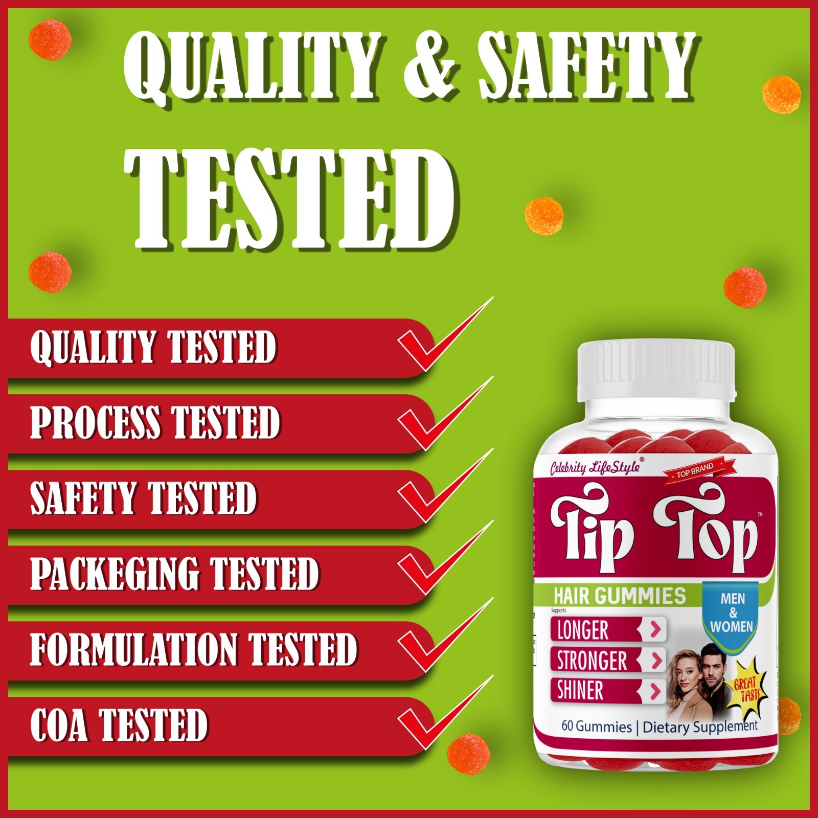 Biotin Beauty Gummies, Hair Growth Supplement with Vitamins | Hair & Nail Health