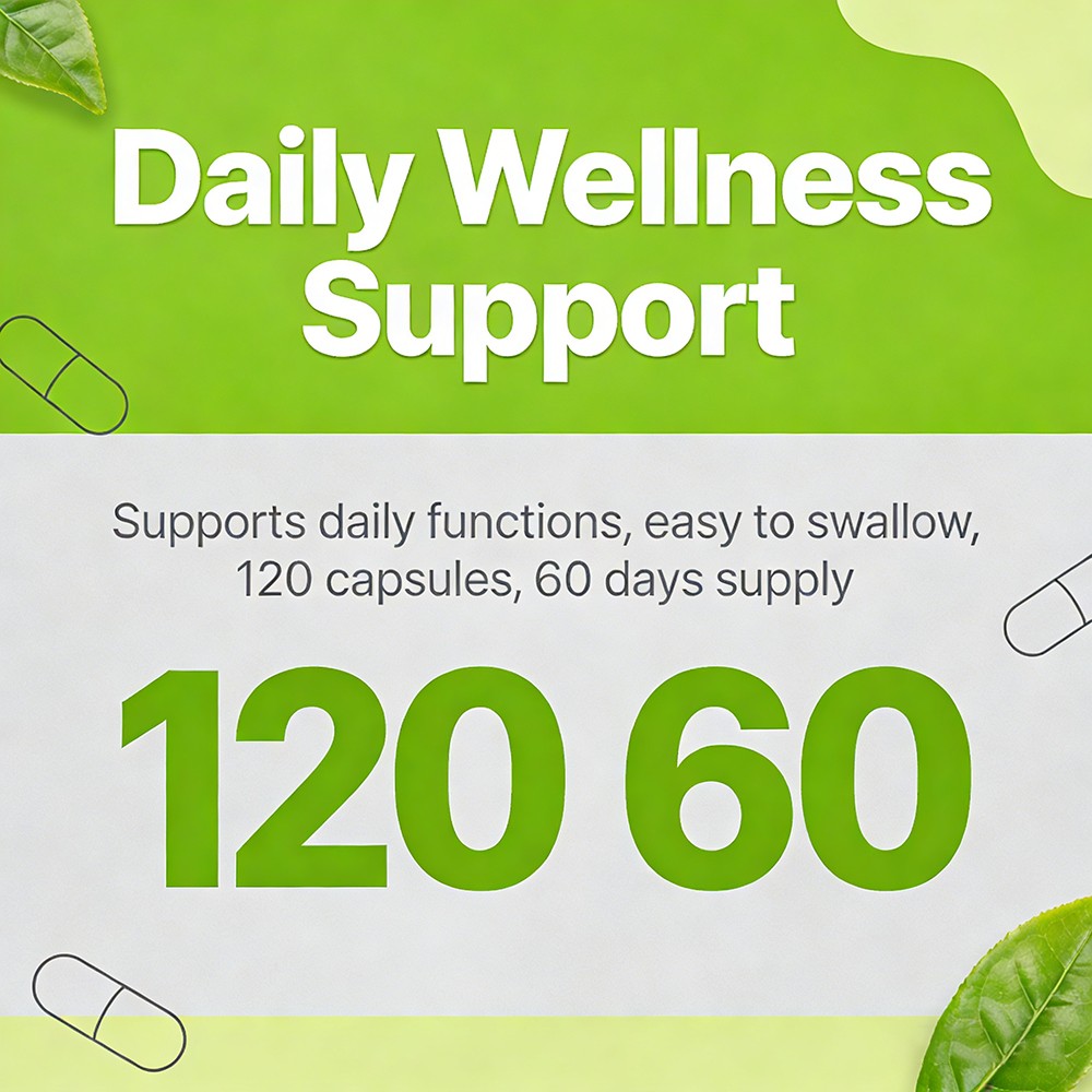 Vitamin Supplement With Vitamins B C Calcium Potassium,Zinc 30/60/120 Capsules