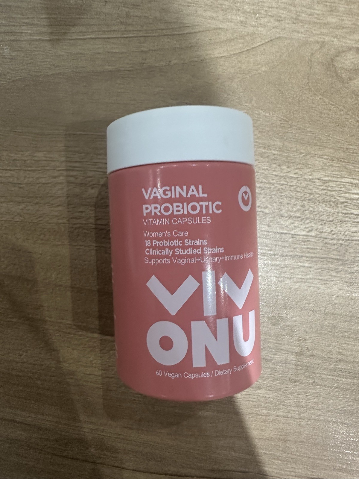 VIVONU pH Balance Vaginal Probiotics, 60 Capsules Women’s Care Vitamin Supplemen