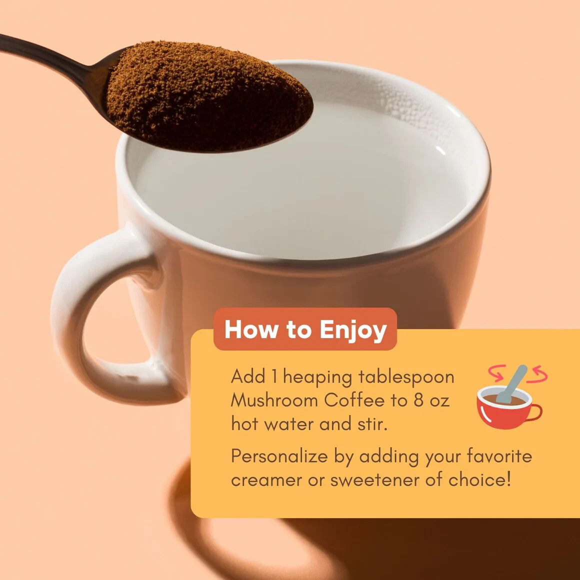 Shroomology™ Full Spectrum Mushroom Coffee Dark Roast 5 Oz Non GMO, Vegan & GF