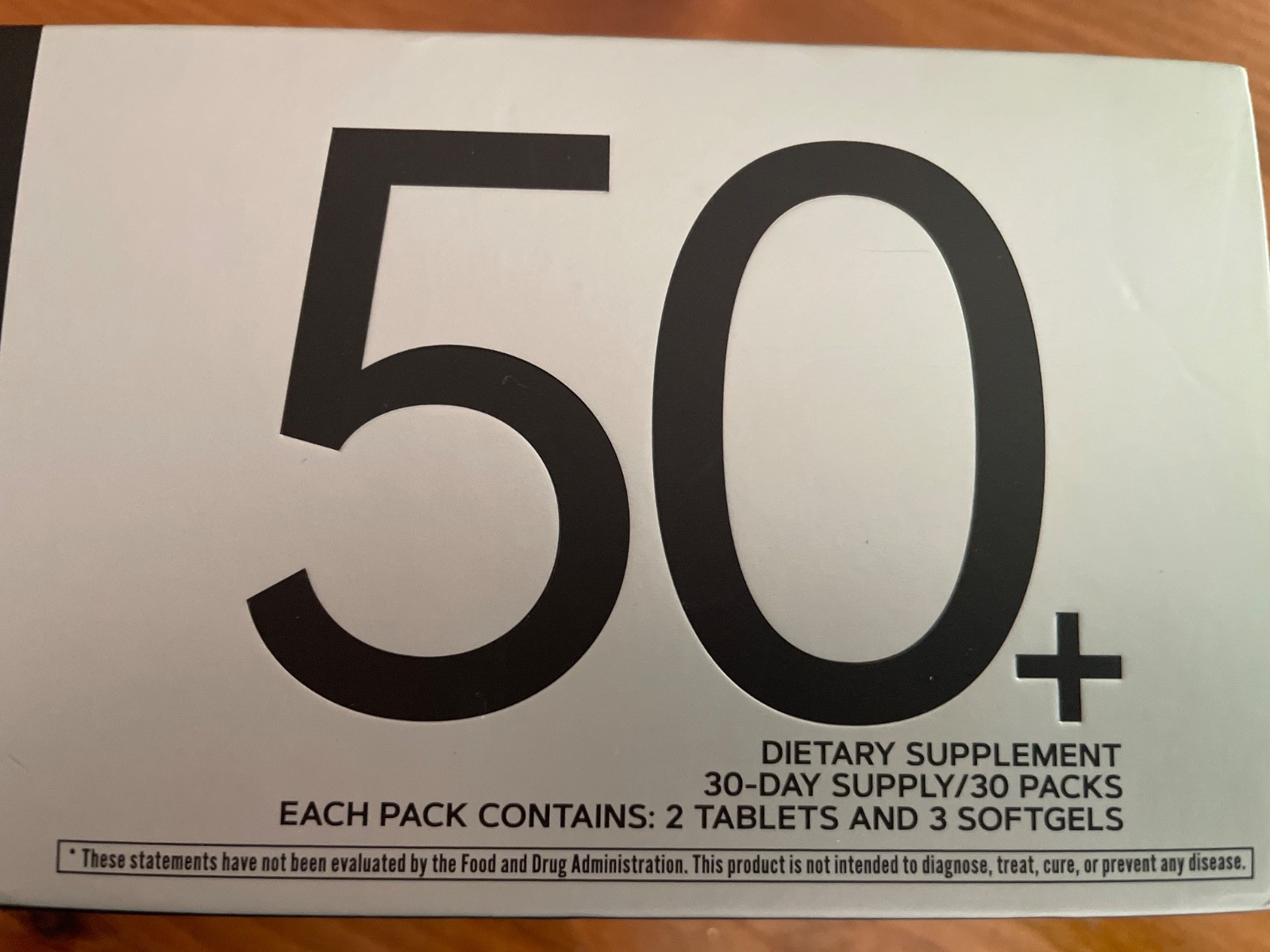 GNC MEGA MEN 50+ 30 day packs