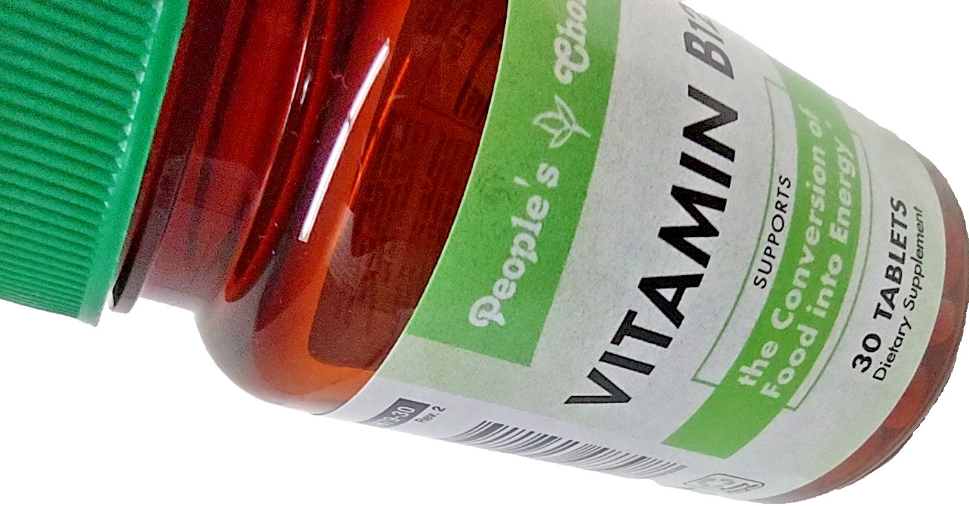 ( Lot 10 Bottles ) P.Choice Vitamin B12 ( 30-Tablets/Bottle=TOTAL 300-Tablet )