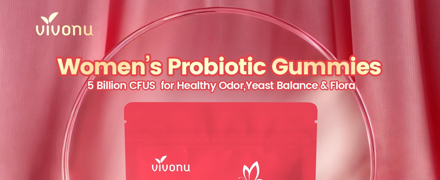Vaginal Probiotics for Women, Feminine Balance pH Gummies 60pcs/1bag
