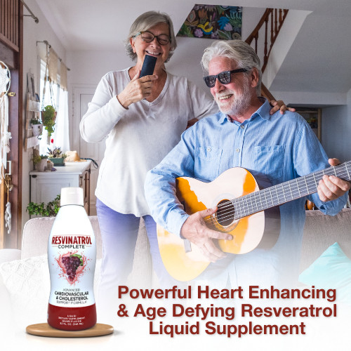 Resvinatrol Complete 32oz Resveratrol Liquid, Heart Health & Cholesterol Support
