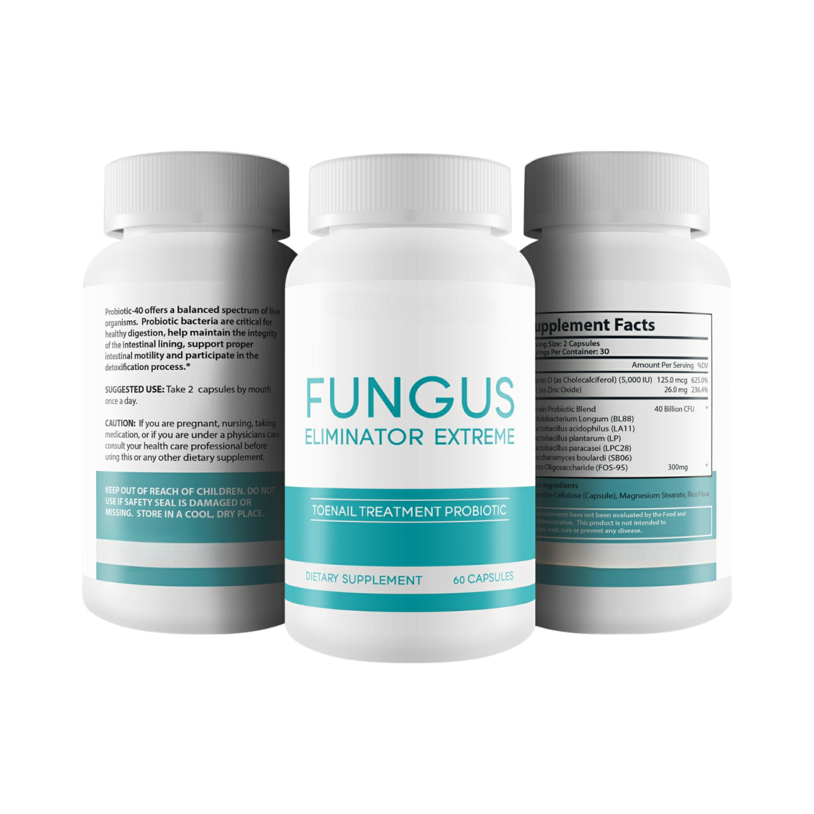 Improved 3-Pack Fungus Eliminator Extreme – Supports Skin & Nail Health Capsules
