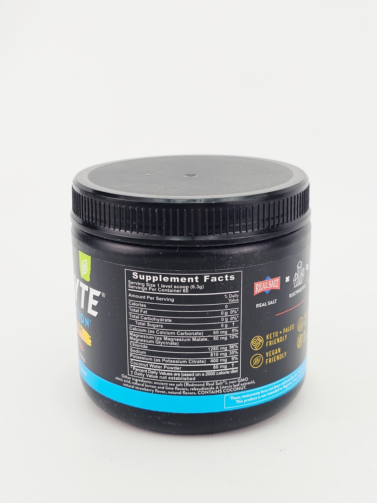 Redmond Re Lyte Hydration Electrolyte Powder Strawberry Lemonade 13.4oz