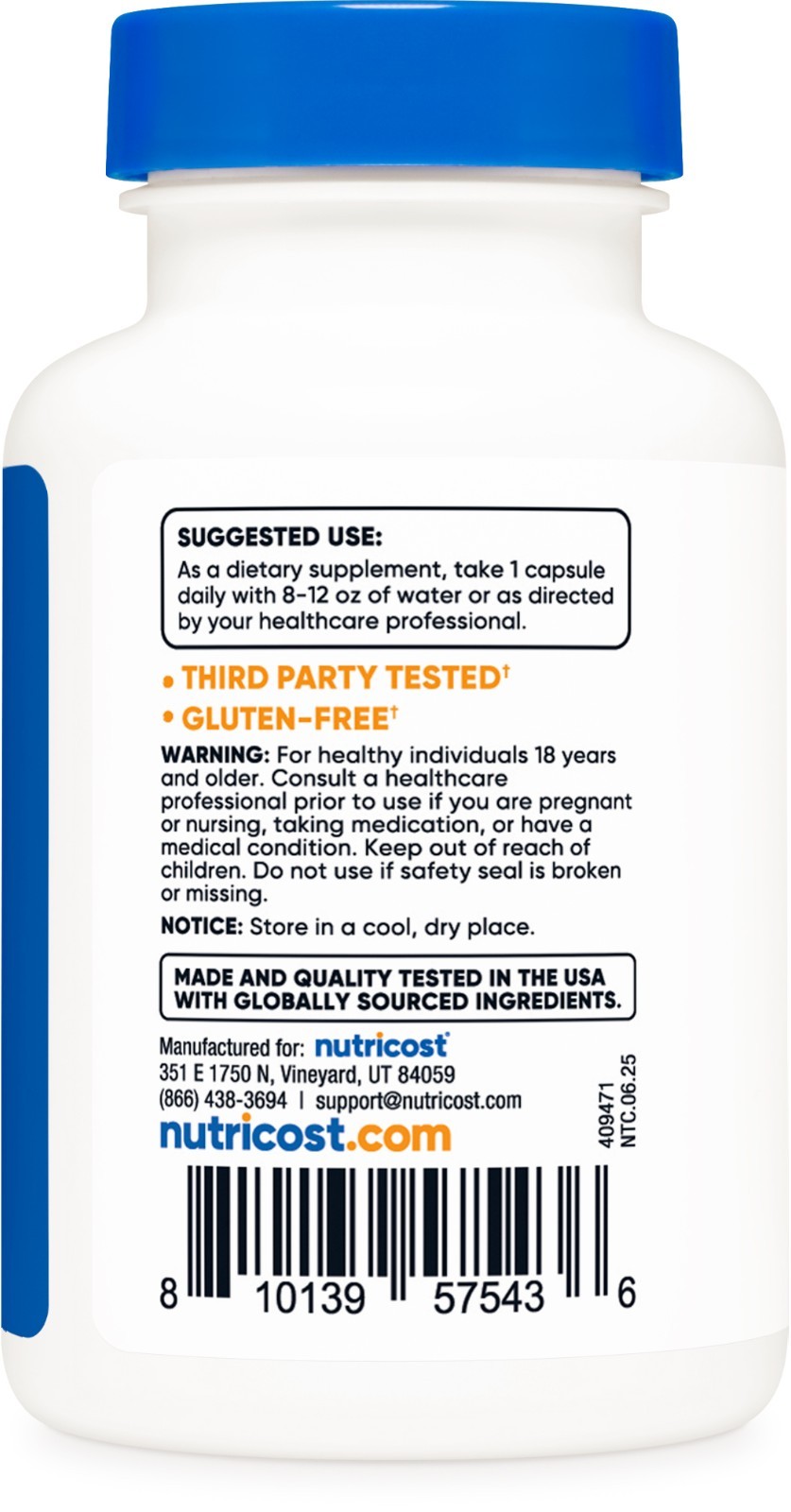 Nutricost R-5-P (Riboflavin-5-Phosphate) (Vitamin B2) 50 MG, 120 Capsules
