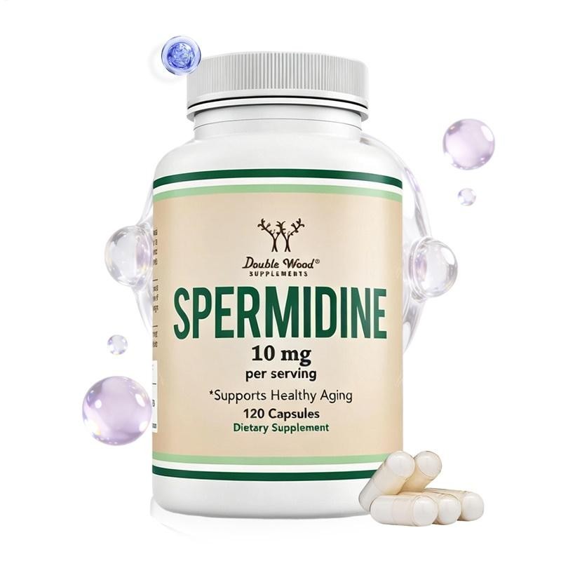 Spermidine Supplement 120 Capsules 10mg Of organic Spermidine Per Serving