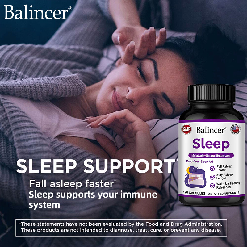 Sleep Capsules 630/60/120ct, Fall Asleep Fast & Stay Asleep, Sleep Supplement