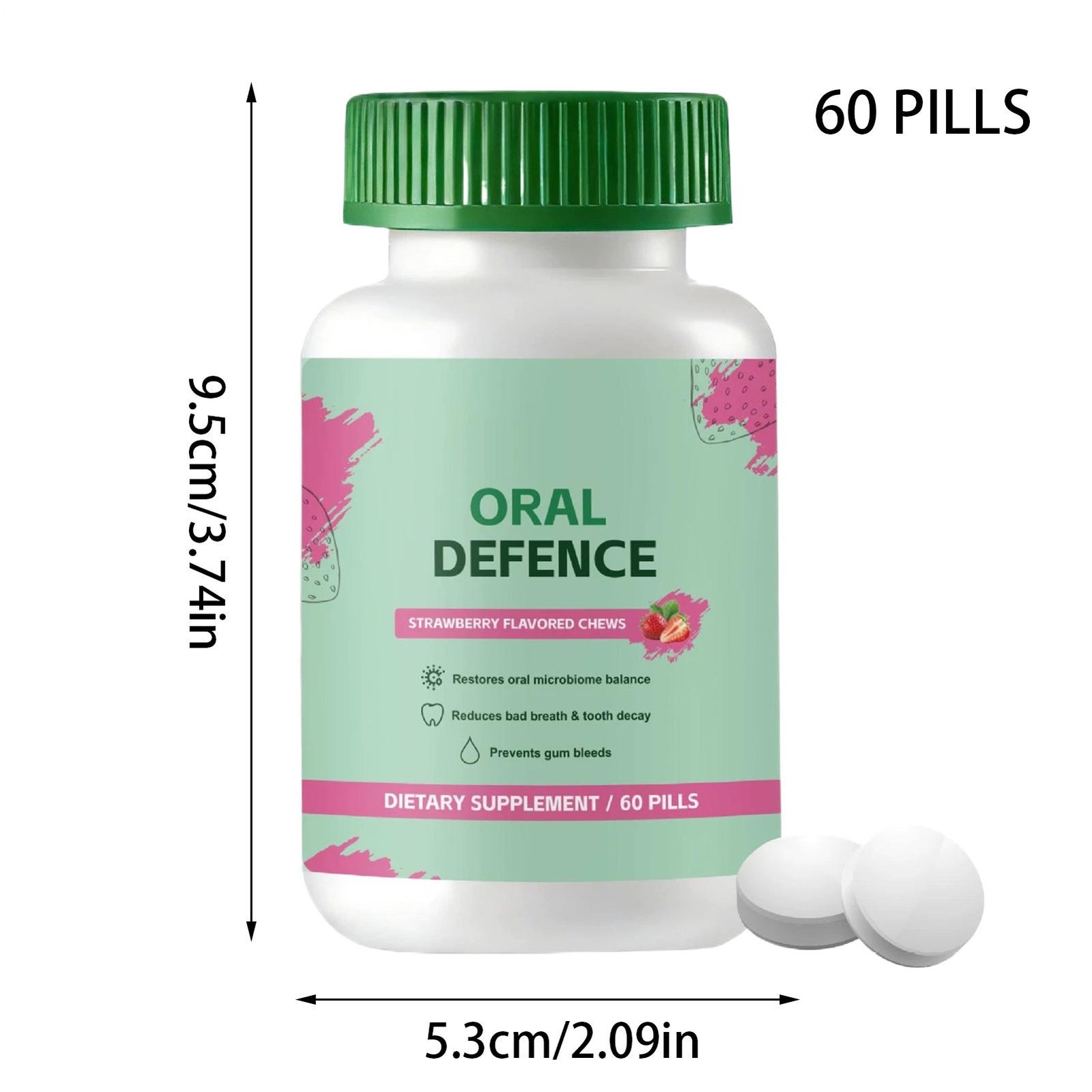 Oracare Oral Defence – Oral Probiotics Supplement ideal for Fresh Breath, Teeth