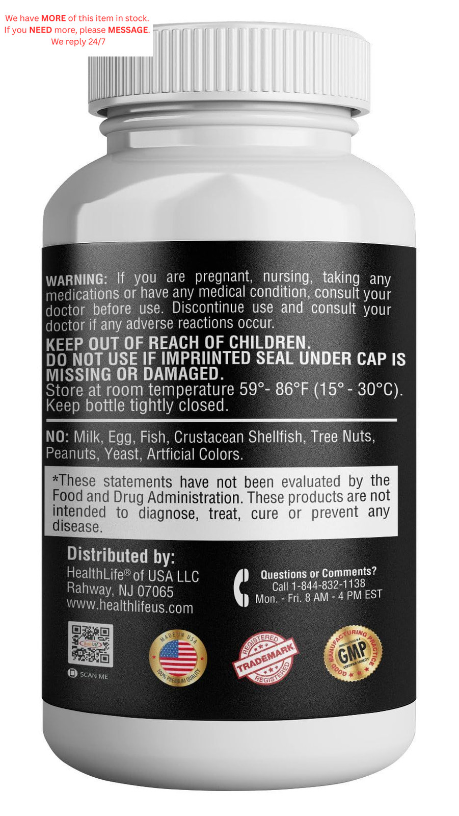 Potassium Iodide130 mg – KI Tablets- 120 Count (Pack of 1), White