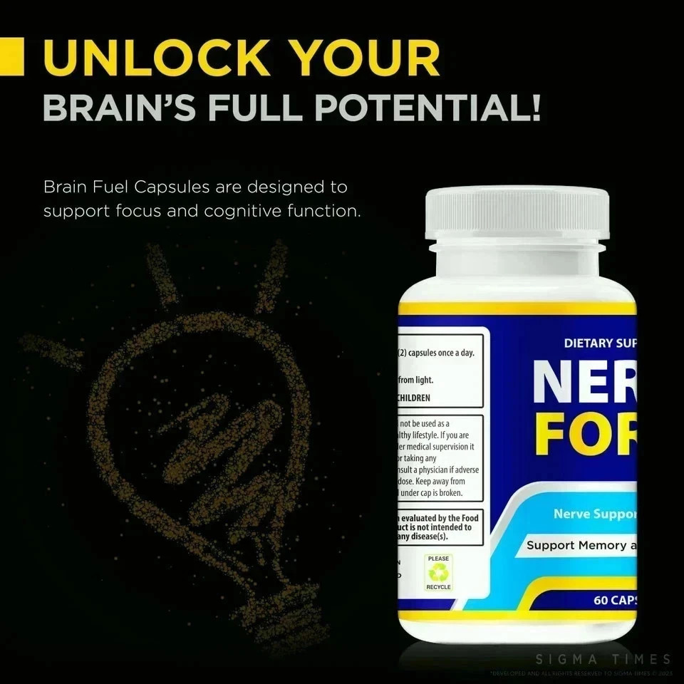 Nerve Forte Capsules, NerveForte to Support Nerve Health and Comfort | Pack of 2