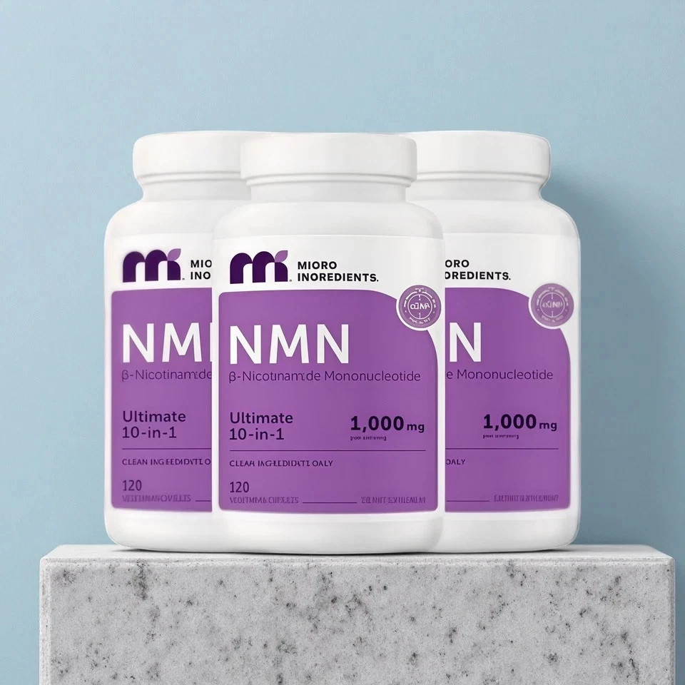 3PCS NMN COMPLEX 1,000mg – with Caps Resveratrol 10-in-1 NAD+ Booster 120 |