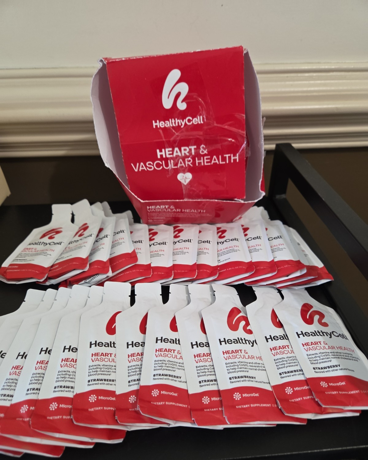 Healthy Cell Heart And Vascular Health Strawberry 25 Count Expires 11/27