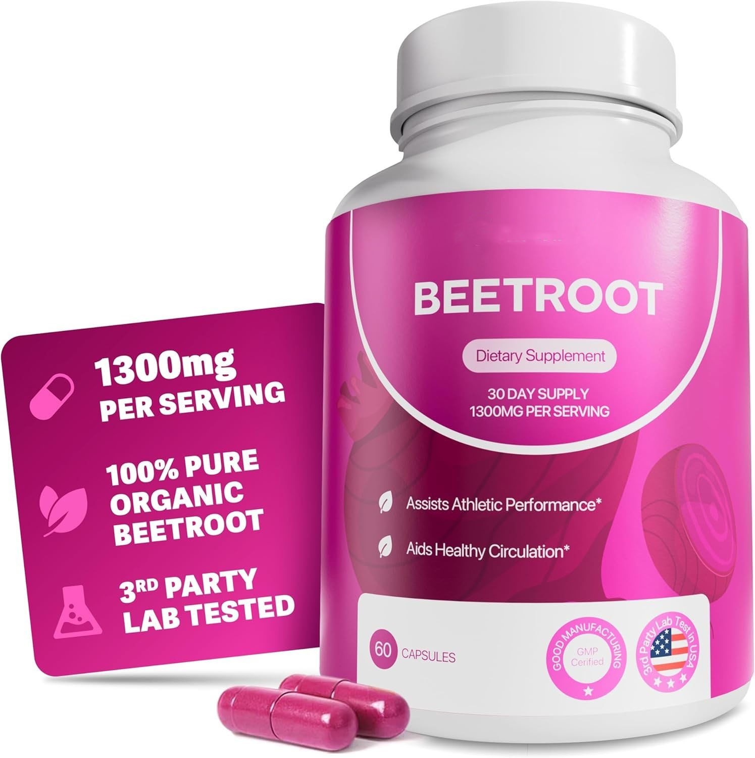 3/2pcs Rosabella Organic Beet Root Natural Energy Boost Blood Pressure