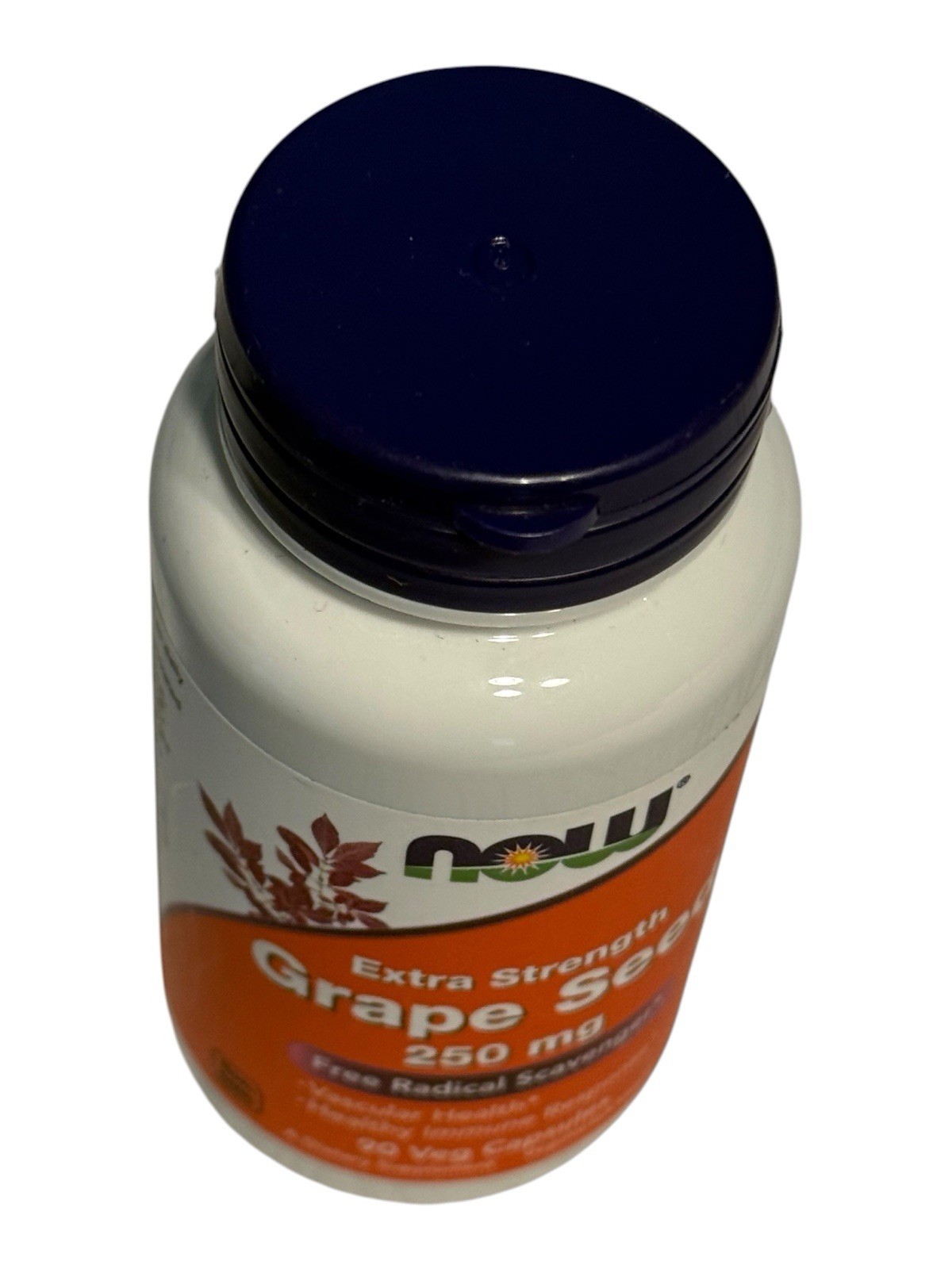 NOW Foods Extra Strength Grape Seed (250 mg) – 90 Veg Capsules – Ex: 8/26