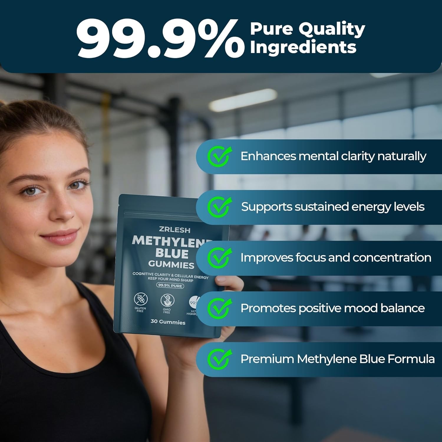 MB for Humans USP Pharma Grade 7mg and 14mg Dose, 60 Gummies