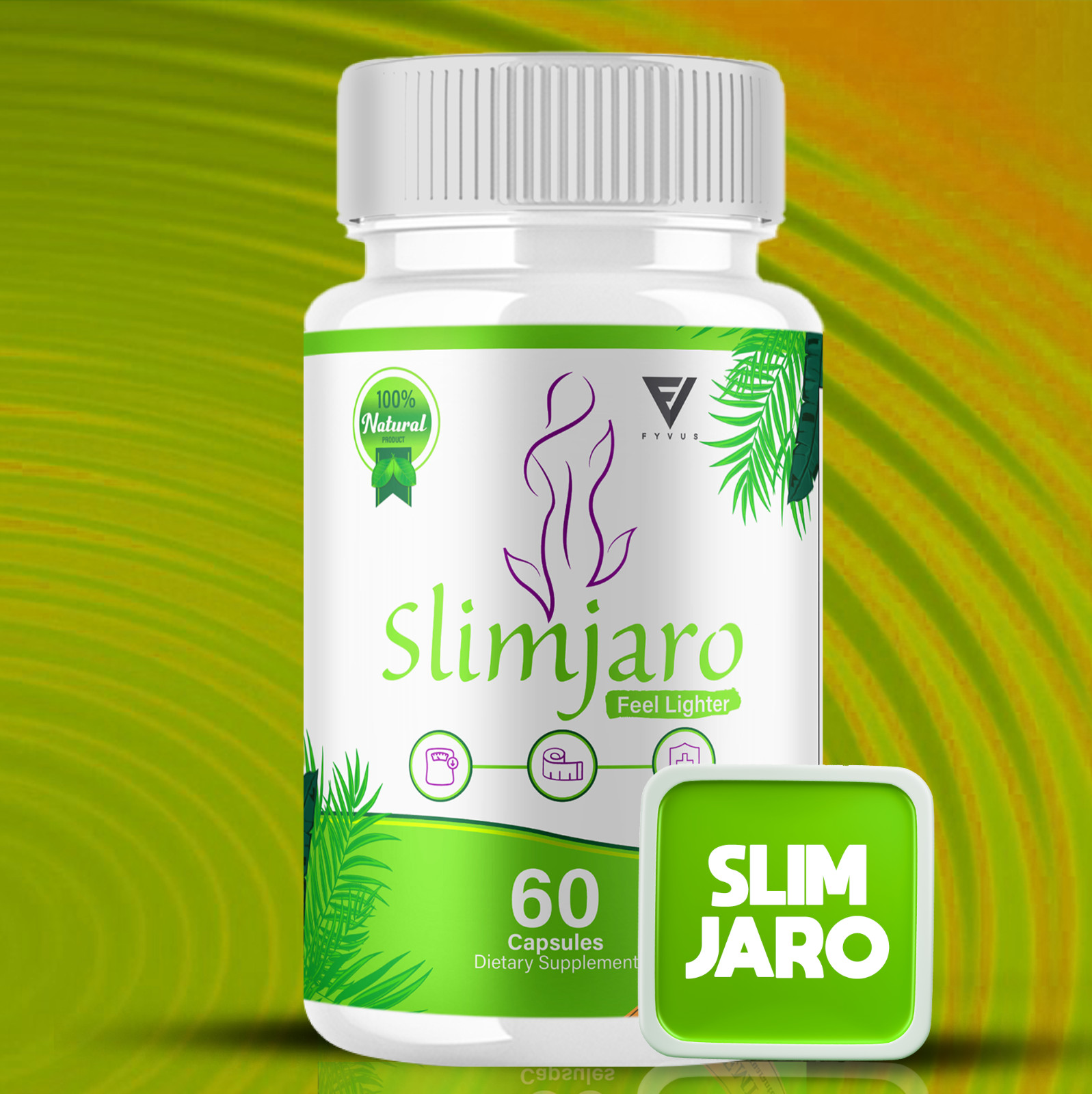 (3 Pack) SlimJaro Health Capsules, SlimJaro Advanced Wellness (180 Capsules)