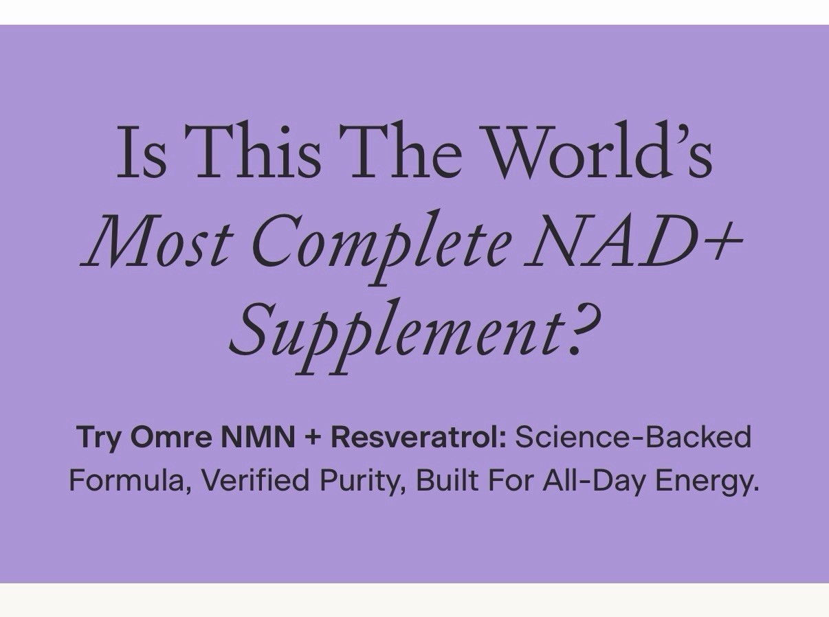 OMRE NMN+ Resveratrol Supplement Supports Aging, Energy 60 Capsules