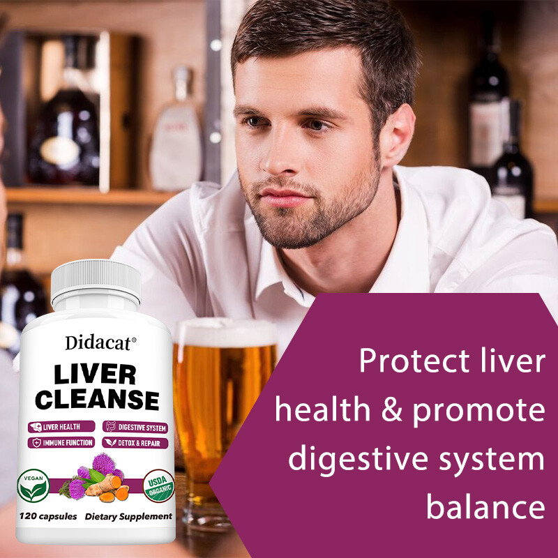 Milk Thistle (Silymarin) Extract liver cleanser liver detox repair capsules