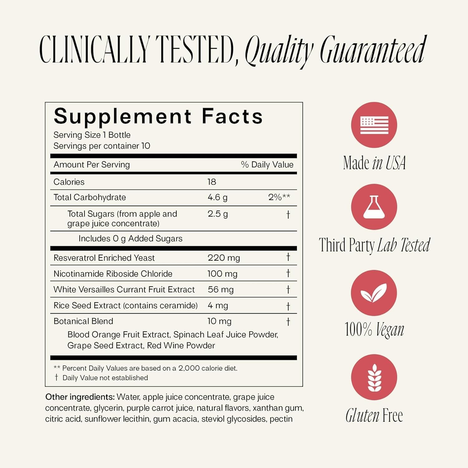 Happy Aging Liquid NAD+ Supplement for Women | Liposomal Nicotinamide Ribosid…