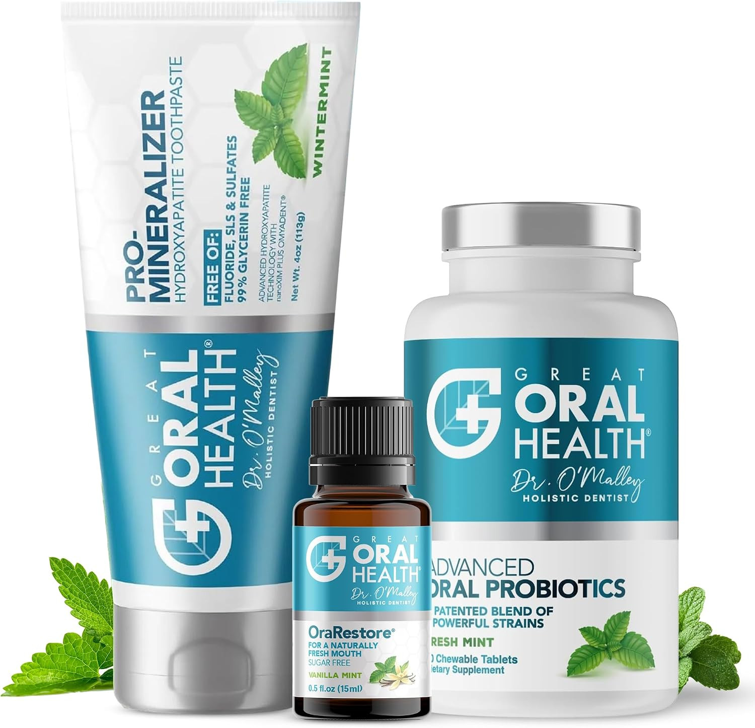 Oral Probiotics for Mouth Bad Breath Treatment for Adults; Dentist Formulated D