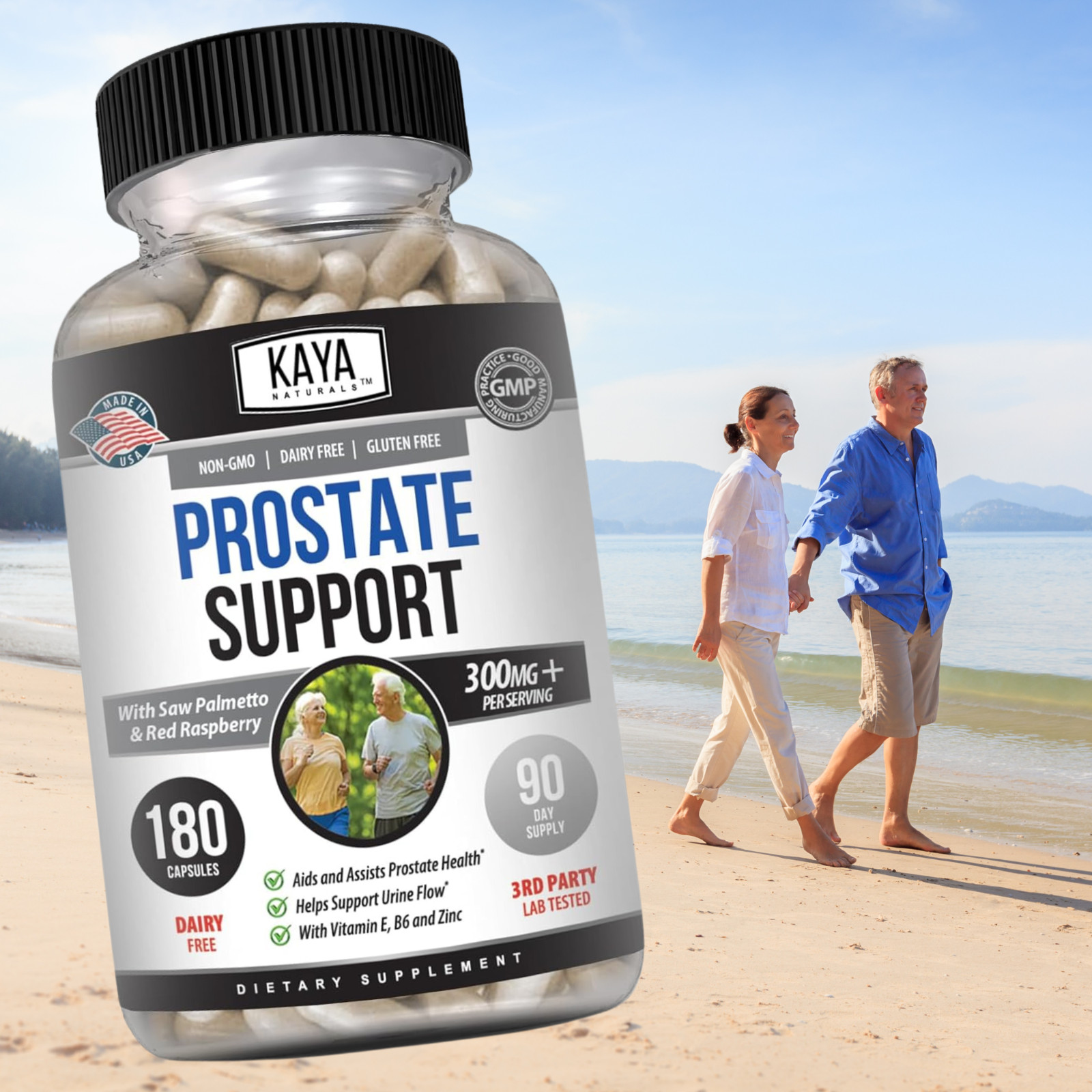 Prostate Health Supplement 180ct DHT & Beta Blocker Bladder Health Control