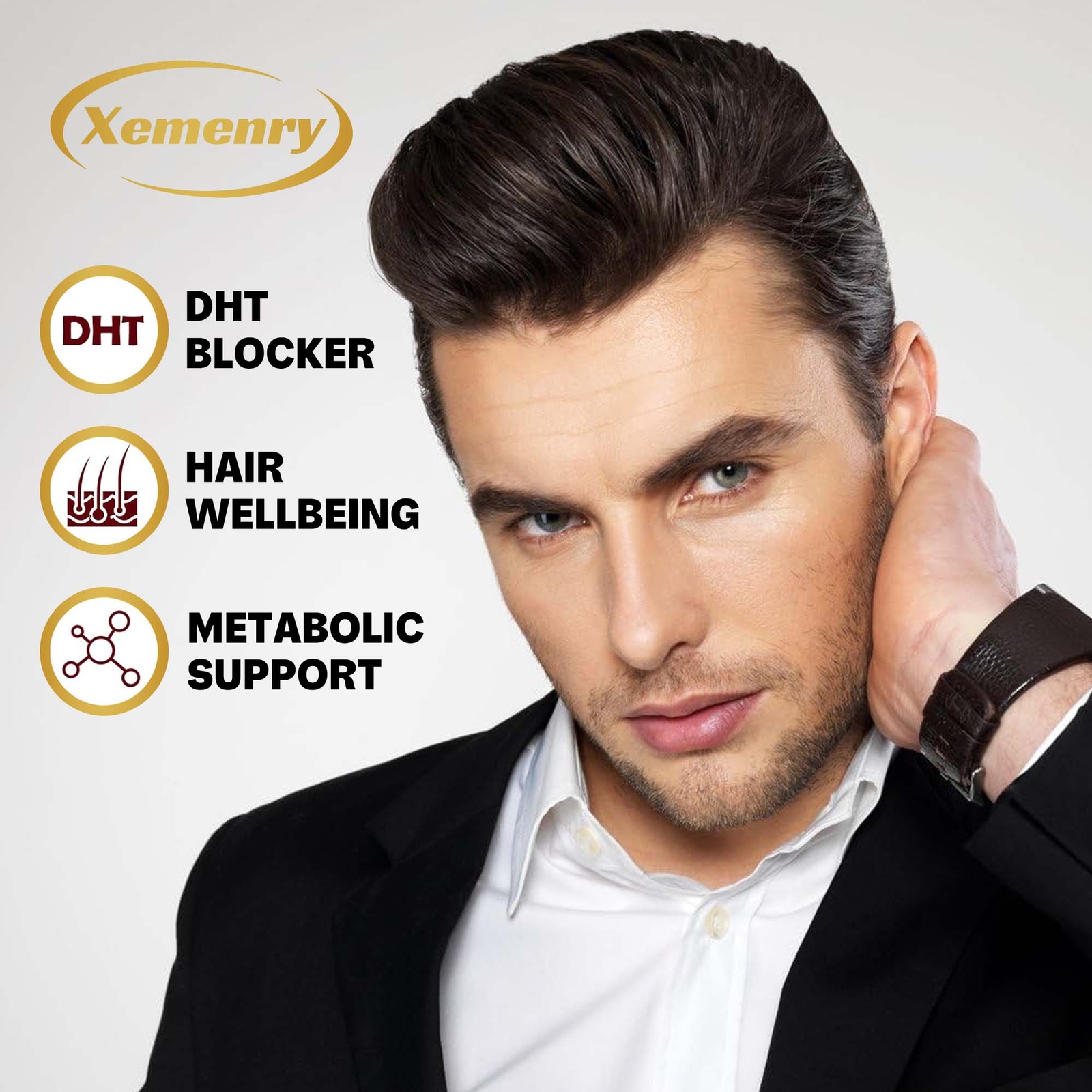 DHT Blocker Capsules – Saw Palmetto, Biotin,Beta-sitosterol – Boosts Hair Growth